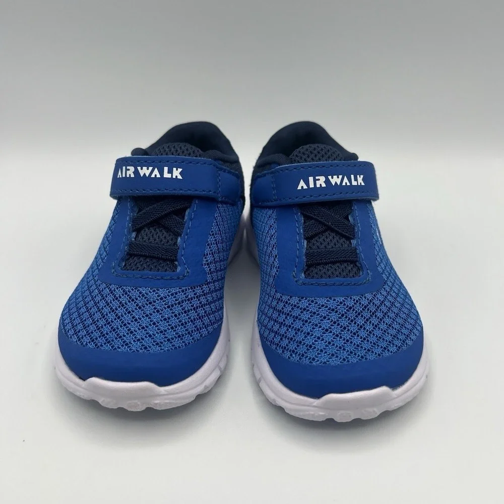Airwalk‎ Gusto Cross Trainer Blue Slip On Strap Shoes - Baby Toddler Size 5 NEW